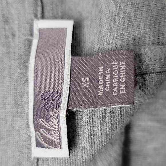 Chelsea28 Size XS Gray Jersey Knit Lightweight Blazer / Cardigan, Front Pockets - Picture 6 of 12